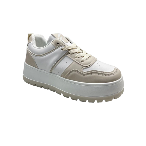 XES XES Elite Ladies Casual Sneakers Beige